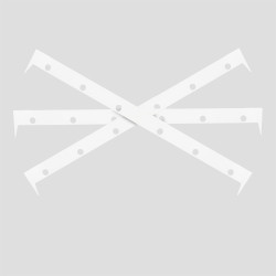 Jeux de cales pour Super lames d'air en PVDF