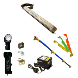 Modele 1122108PKI 108" Gen4 Super Ion Air Knife Kit with Plumbing Kit