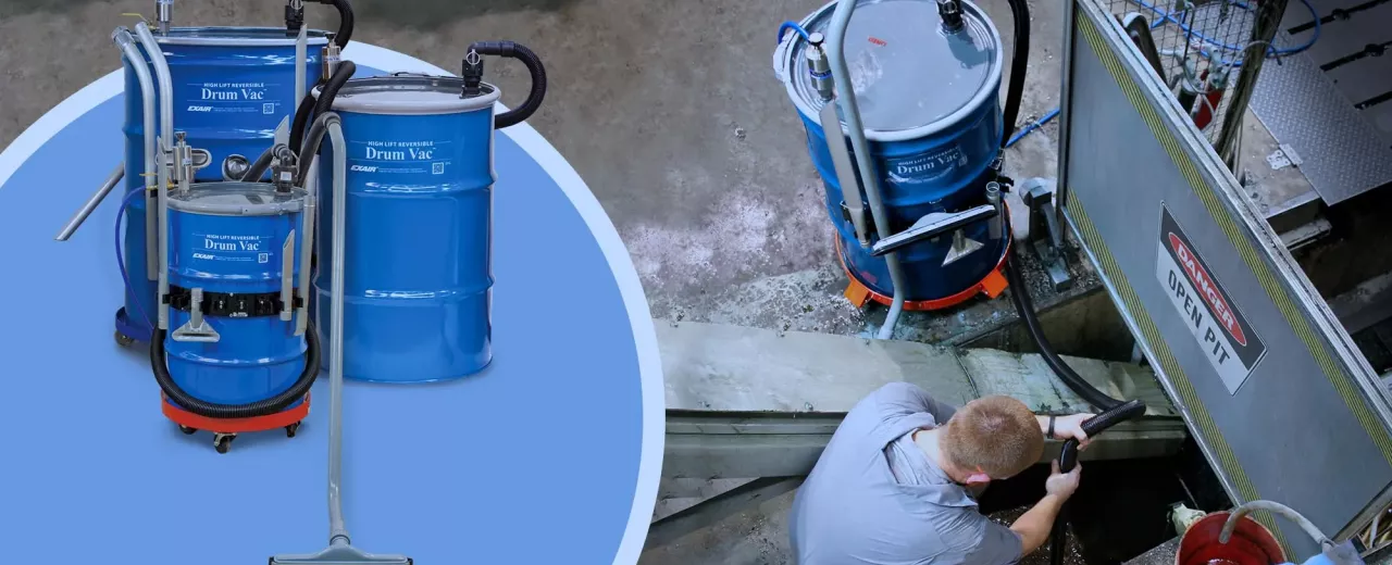 Comparaison des aspirateurs pneumatiques : Drum Vac, Chip Vac et autres